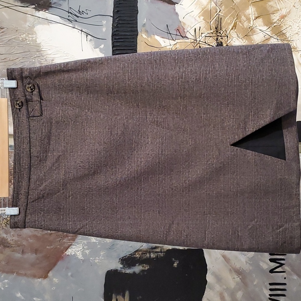 NWOT Banana Republic Flannel Knee-Length Pencil Skirt Women 6